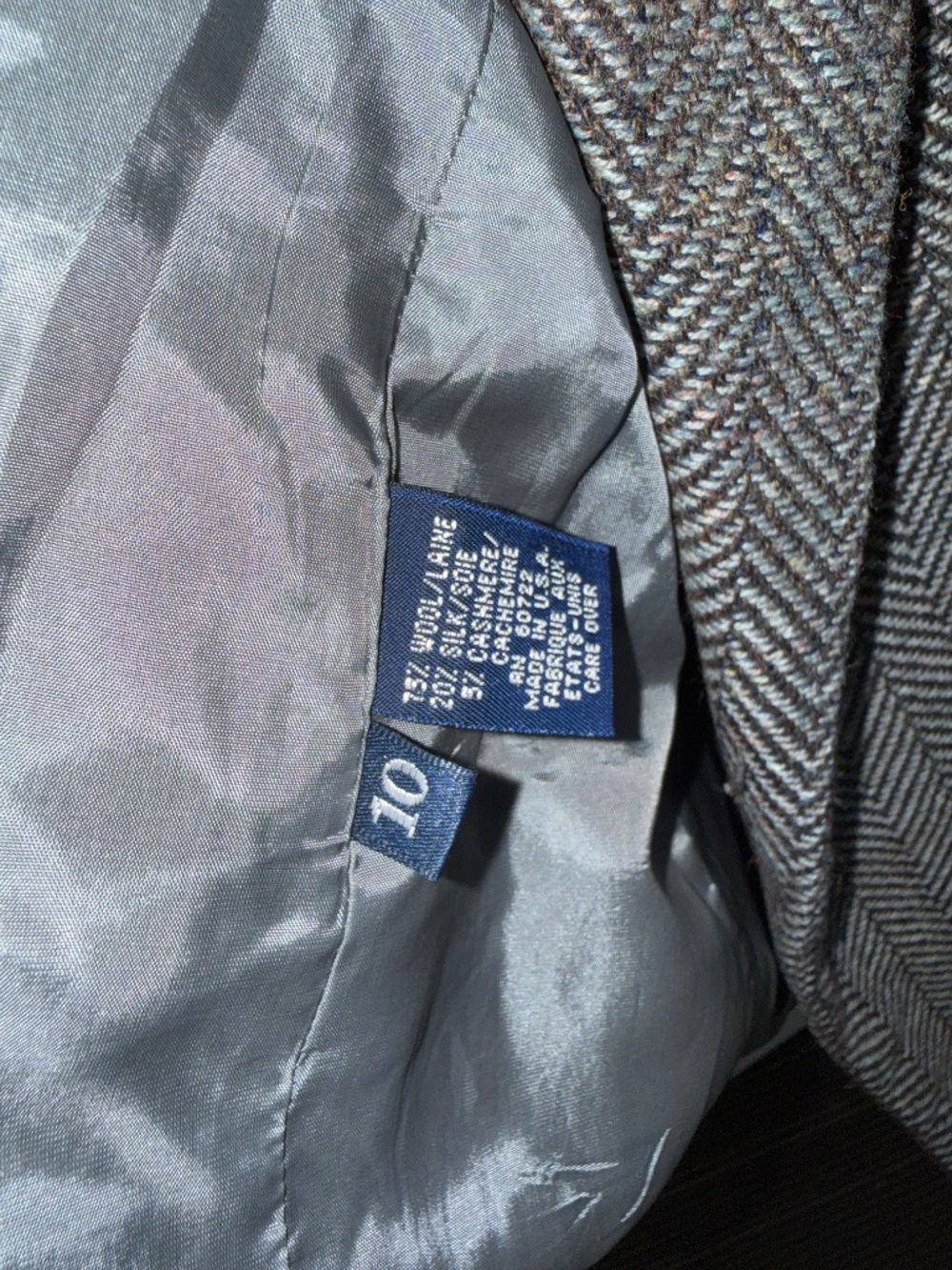 Vintage Burberry's Herringbone blazer - Picture 4 of 5